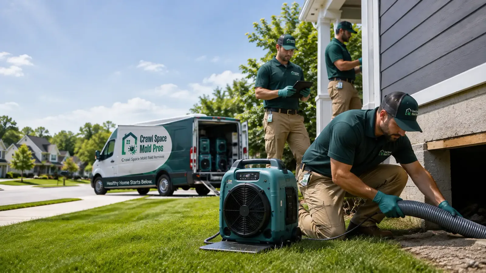Crawl Space Mold Removal in Kingsville, OH